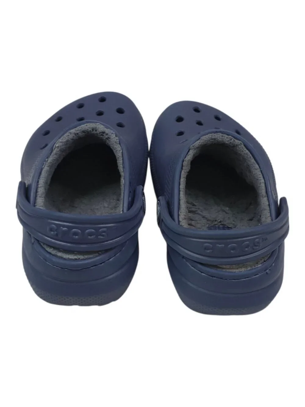 Crocs Kids Classic Lined Clogs Size C8 Warm Fuzzy Lining Lightweight 7.5